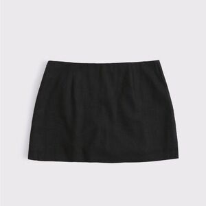 A&F Scarlett Linen Blend Mini Skort